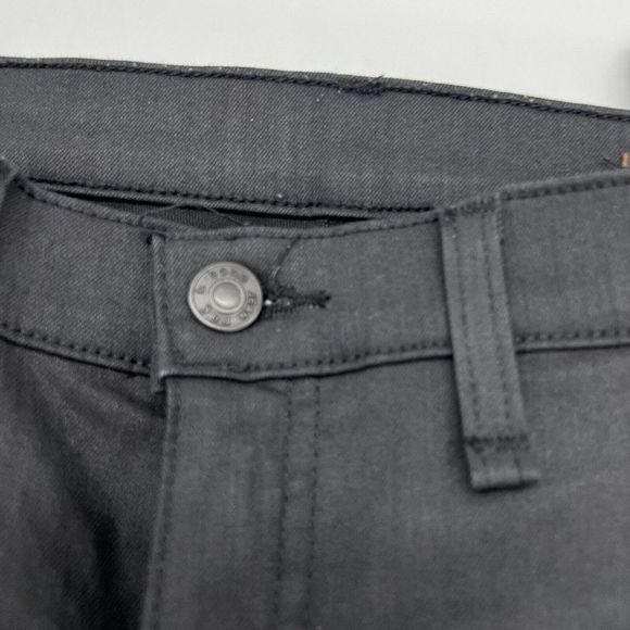 Rag and Bone Raja Shoreditch Black Waxed Jeans Size 29 - Picture 2 of 7